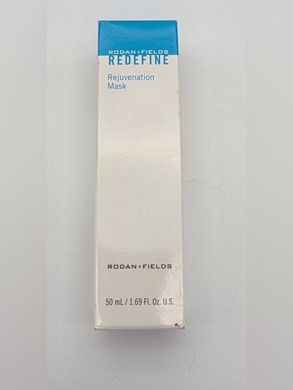Rodan + Fields REDEFINE Rejuvenation Mask - White & Blue Accent Packaging